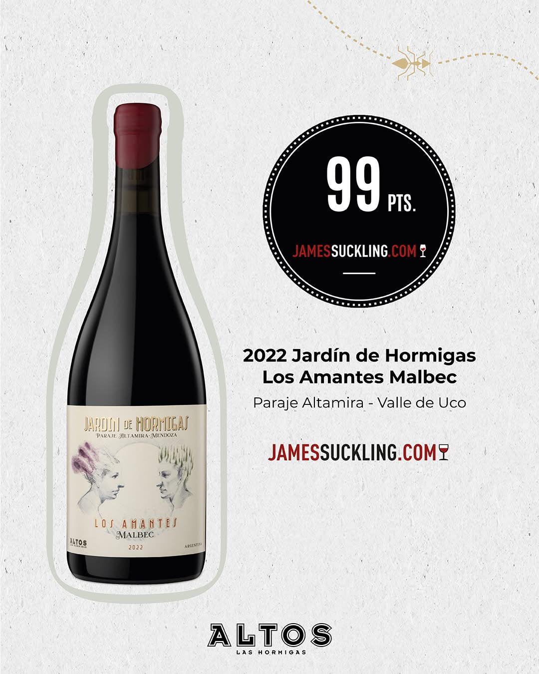 Malbec, Jardín de Hormigas 'Los Amantes', 2022