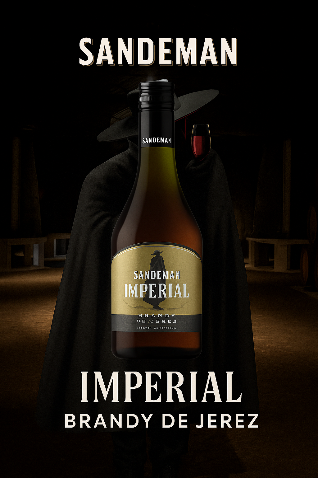Brandy, Sandeman, Jerez 'Imperial' 70cl, Spain