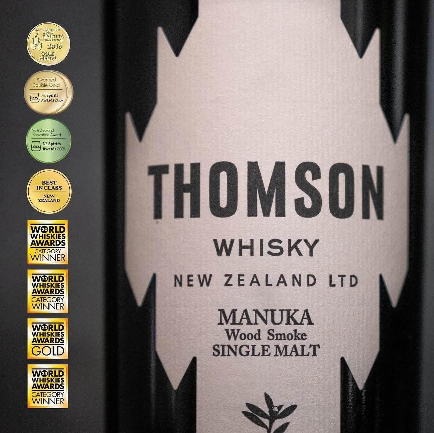 **We have a new whisky fav** Whisky, Manuka Smoke, Single Malt, Tomson, New Zealand, 70cl, 46%