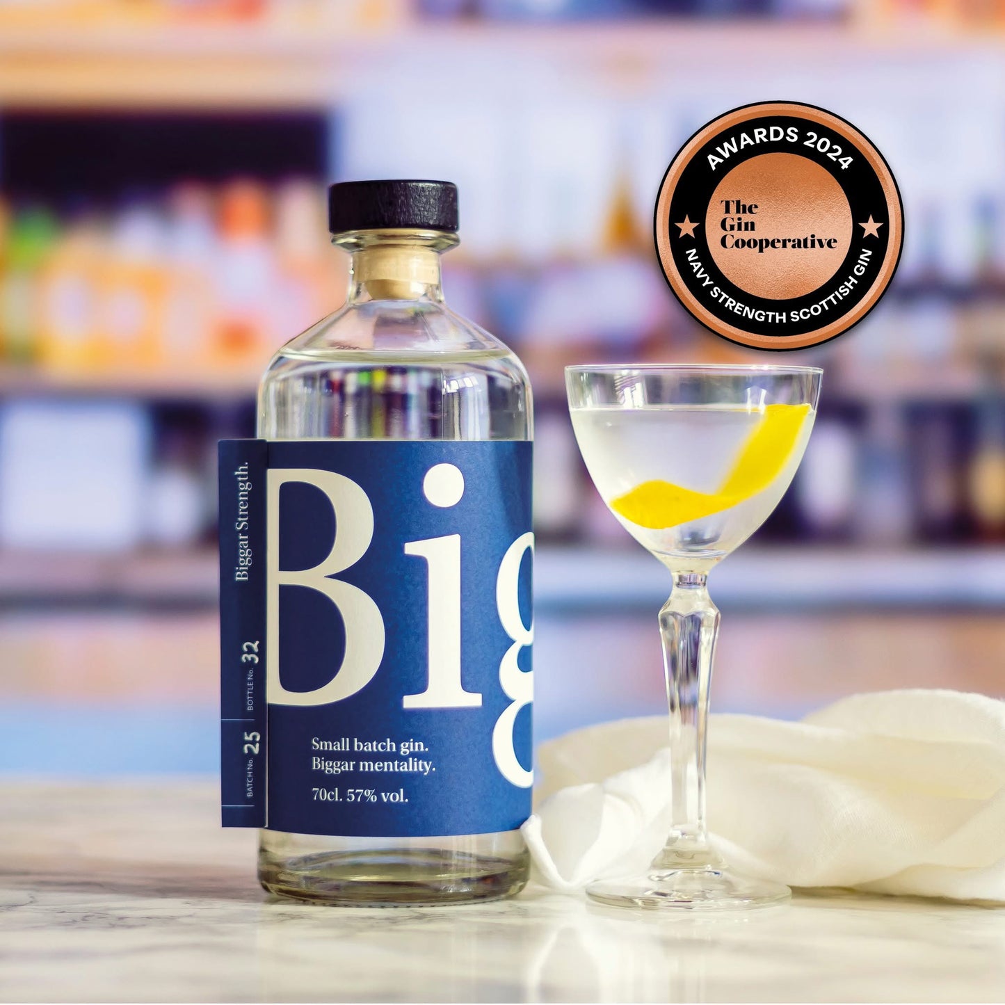 Gin, Biggar, ‘Strength’, 70cl, 57%