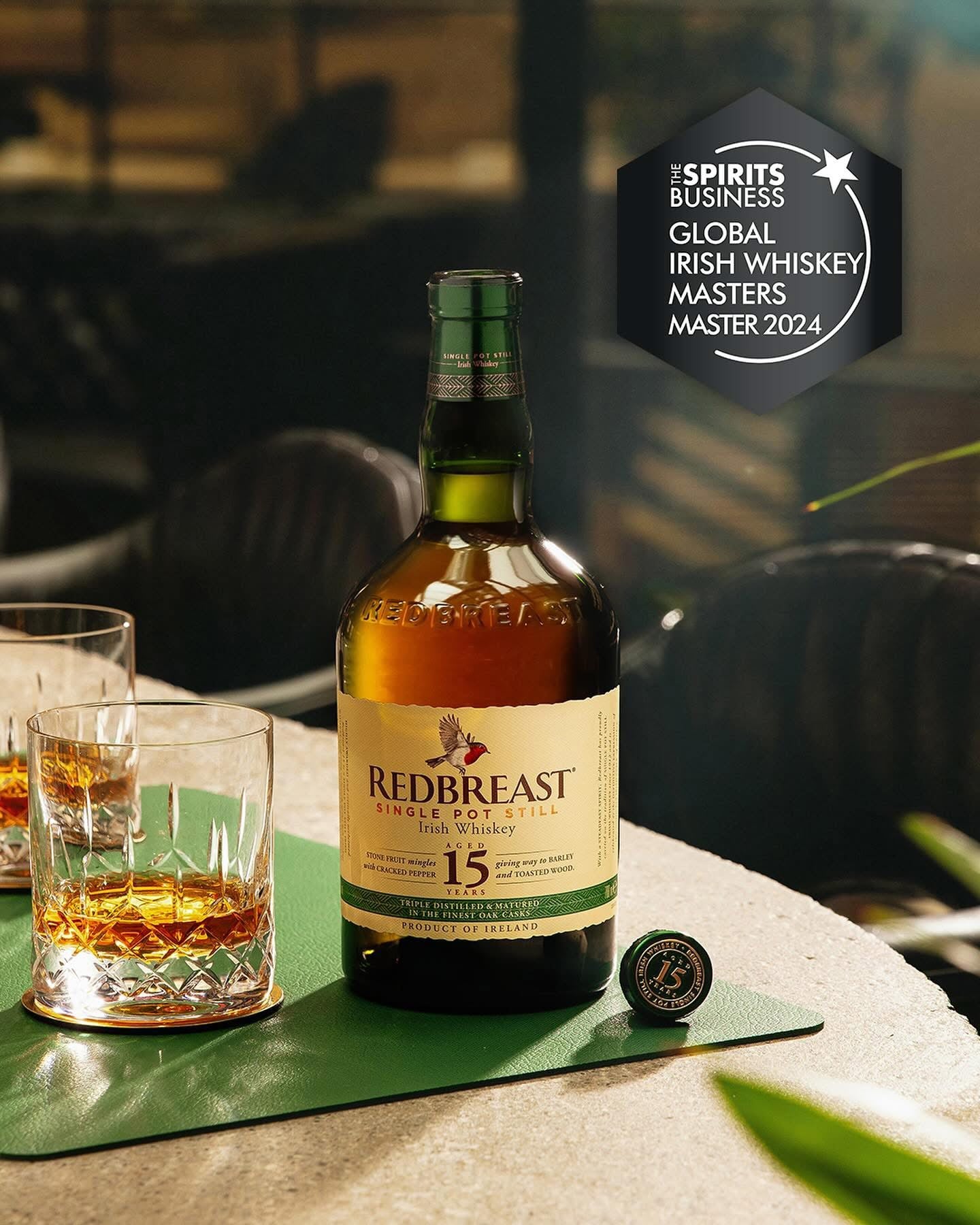 Whiskey, Redbreast, 15 Year Old, Single Pot Still, 70cl, 40%