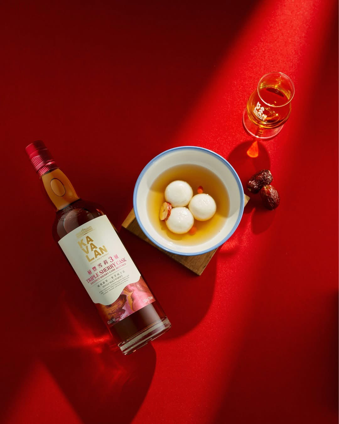 **Whisky sweetness from Taiwan, winner** Whisky, Kavalan, Triple Sherry, Single Malt, Taiwan, 70cl 57.8%