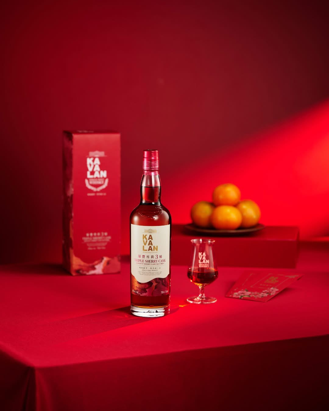 **Whisky sweetness from Taiwan, winner** Whisky, Kavalan, Triple Sherry, Single Malt, Taiwan, 70cl 57.8%