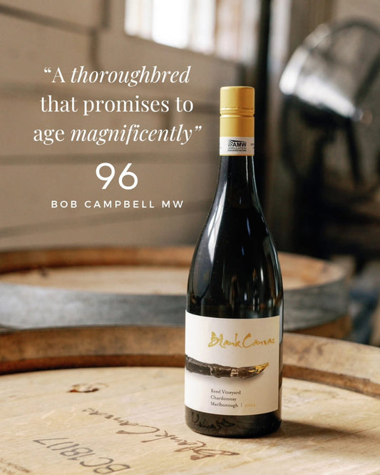 **Best in Show 96pts** Chardonnay, Blank Canvas, ‘Reed Vineyard’, New Zealand