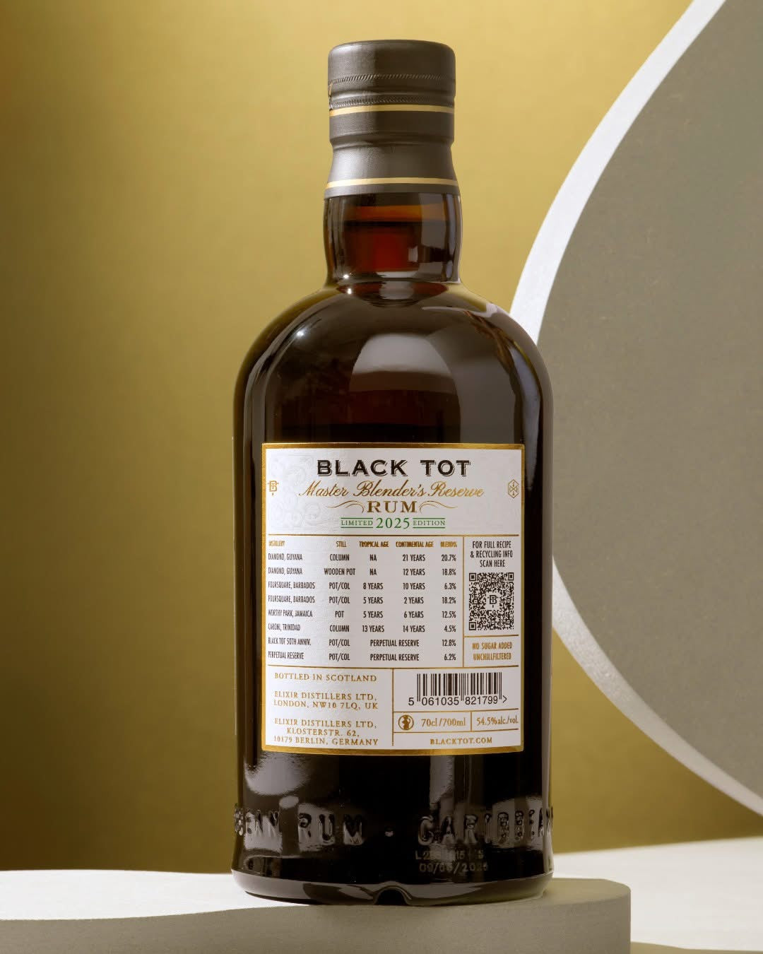 RUM: Black Tot, Master Blender’s Reserve - 2025 Edition, 70cl, 46.2%