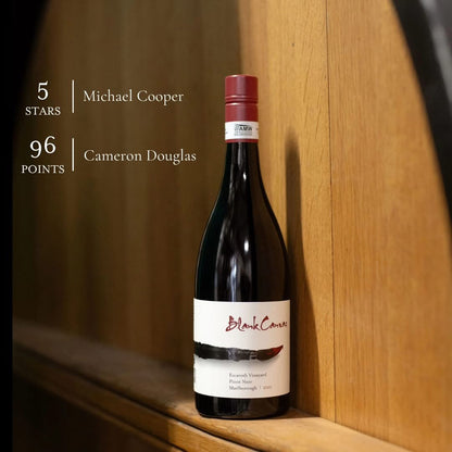 **WINNER TASTING NIGHT** Pinot Noir, Blank Canvas, Escaroth Vineyard Marlborough, New Zealand