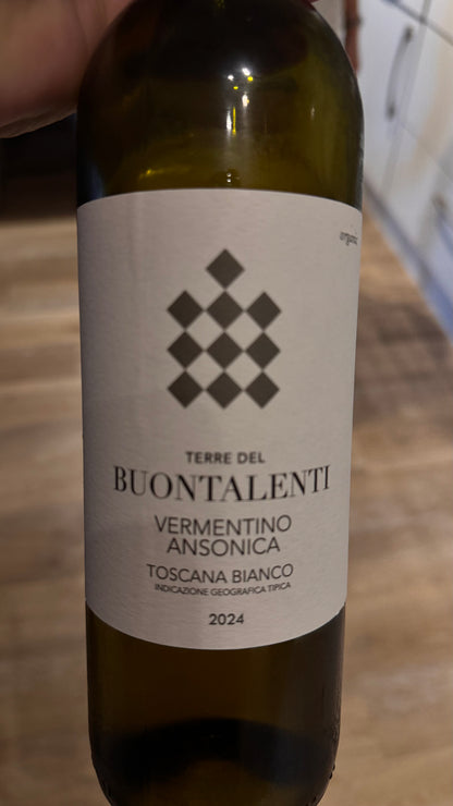 ******Great Value****** Tuscan Character Coastal White, Vermentino / Ansonica, Terre del Buontalenti, Italy, 750ml, 12.5%