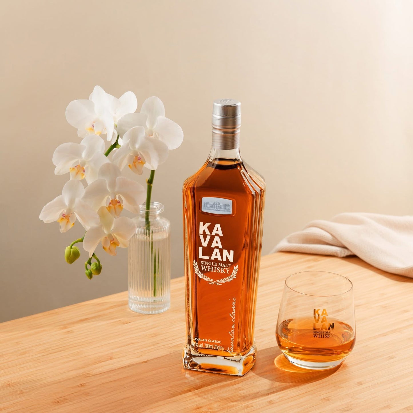 Whisky: Kavalan, Single Malt, 70cl 46%