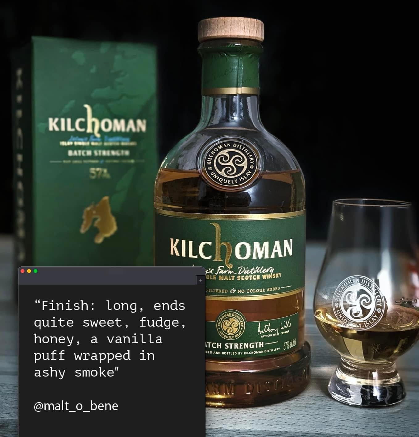 Kilchoman Batch Strength Whisky 70cl, 57%