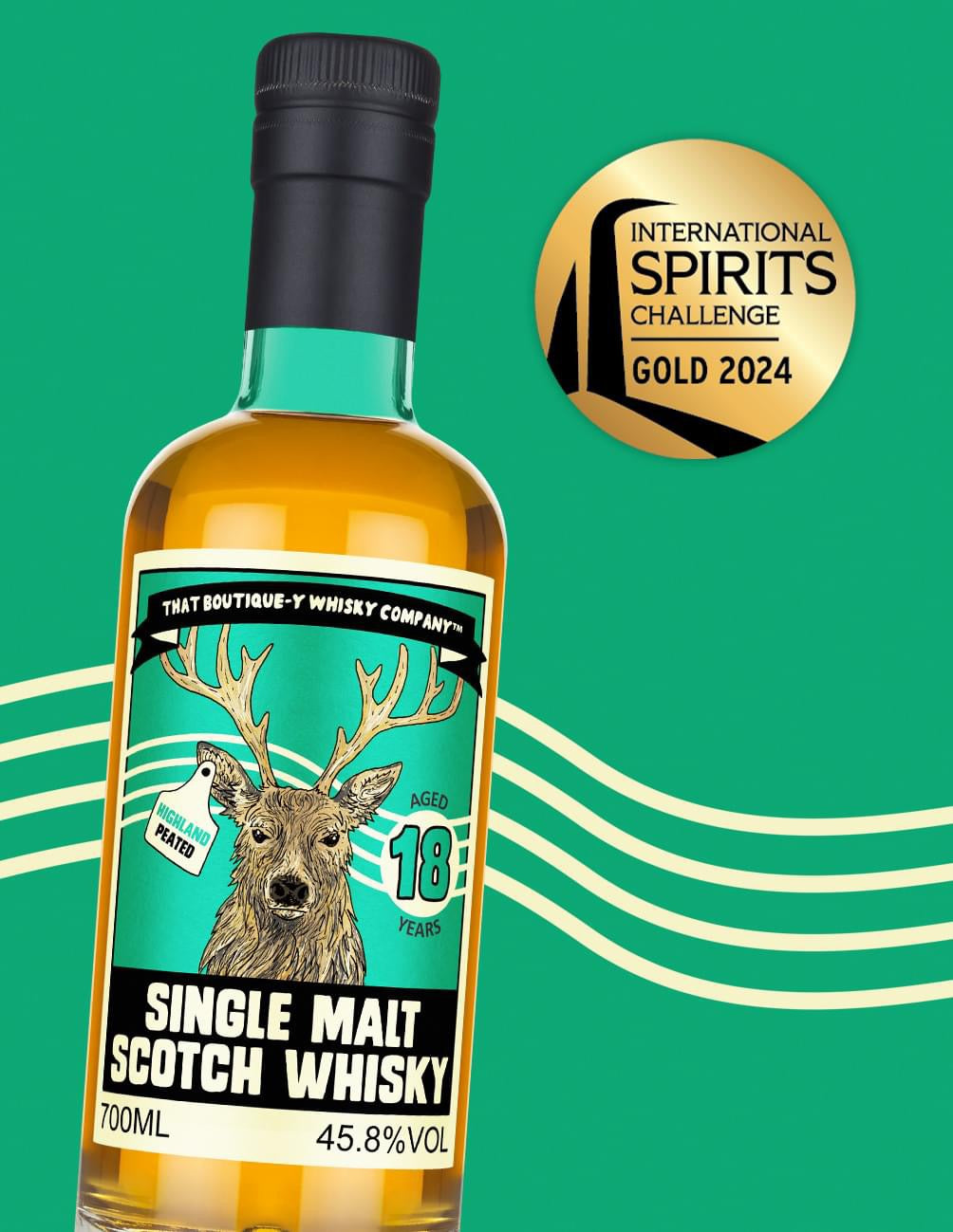 Peated Highland Whisky 18 Year Old (That Boutique-y Whisky Company) 70cl, 45.8%