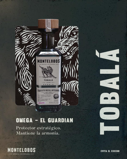 Montelobos Tobalá Joven Mezcal 70cl, 46.8%