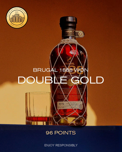 *MEMBERS SAVE EXTRA 10%* *****DOUBLE GOLD****** Rum, Brugal 1888, 70cl 43%