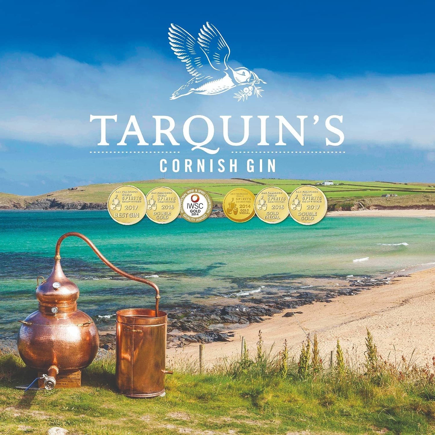 Gin, Tarquin’s Cornish Dry London, 70ml, 42%