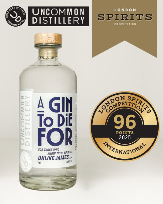 Gin, Uncommon Distillery, A Gin To Die For, Dry London, 70ml, 42%
